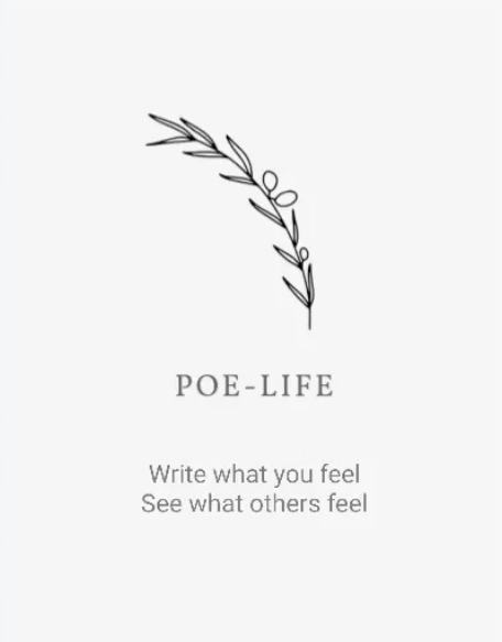 Screenshots of Poe-life's introduction and home page